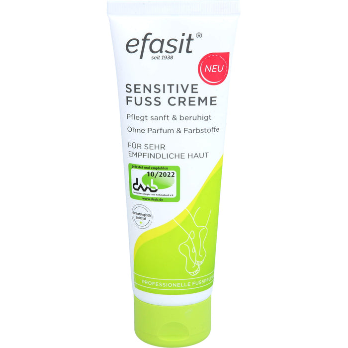 Efasit Sensitive Fuss Cre, 75 ml CRE
