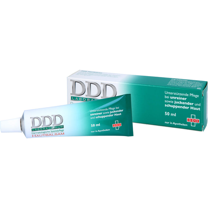 DDD Hautbalsam bei unreiner, juckender und schuppender Haut, 50 ml Balm