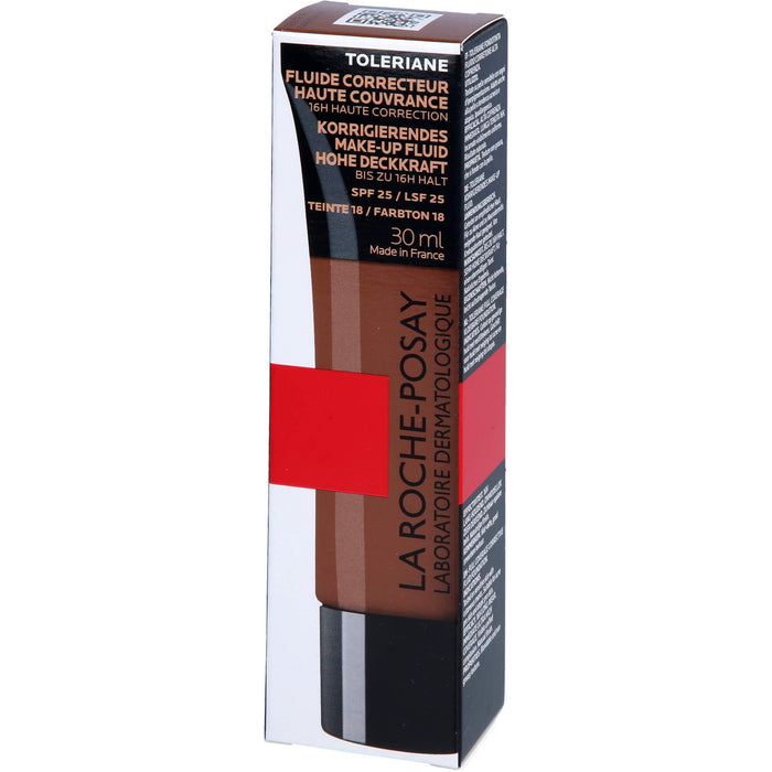 La Roche-Posay Toleriane korrigierendes Make-up Fluid Nr. 18 für empfindliche und unreine Haut, 30 ml Cream