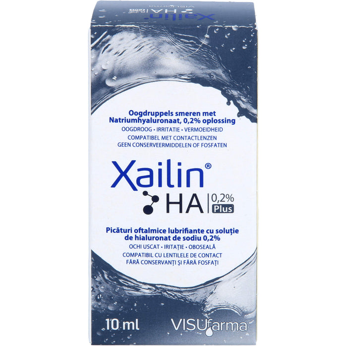 Xailin HA 0,2 % Plus befeuchtende Augentropfen, 10 ml Lösung