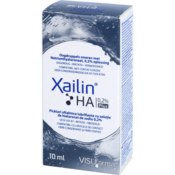 Xailin HA 0,2 % Plus befeuchtende Augentropfen, 10 ml Solution