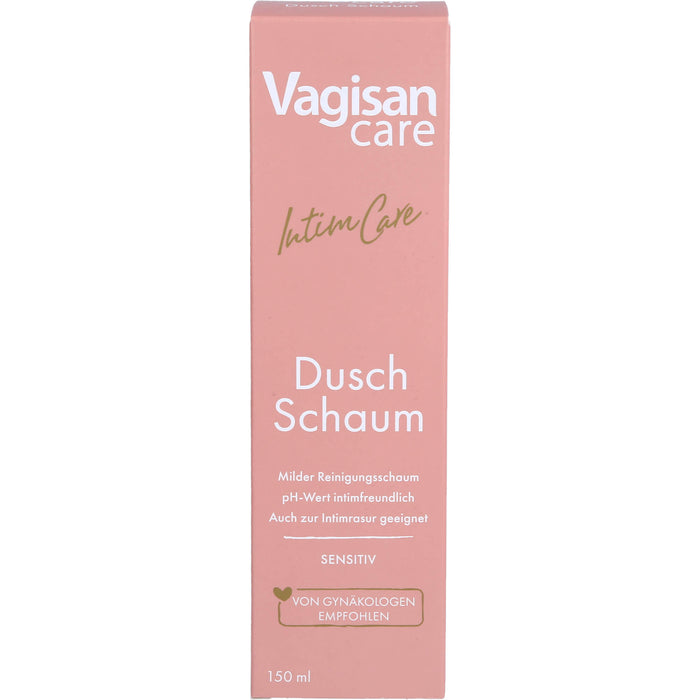 VagisanCare Dusch Schaum zur täglichen Reinigung und Pflege der Haut, 150 ml Lösung
