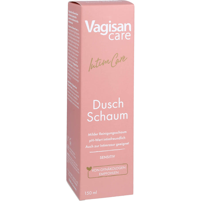 VagisanCare Dusch Schaum zur täglichen Reinigung und Pflege der Haut, 150 ml Solution