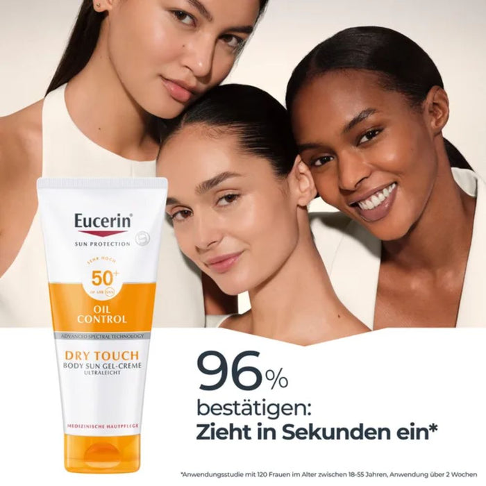 Eucerin Dry Touch Sun Gel-Creme ultraleicht LSF 50+, 200 ml Crème