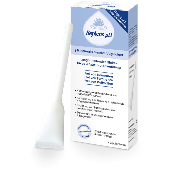 Replens pH normalisierendes Vaginalgel bei bakterieller Vaginose, 4 pcs. Pack