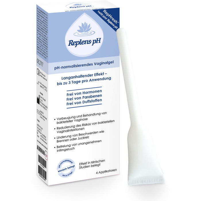 Replens pH normalisierendes Vaginalgel bei bakterieller Vaginose, 4 pcs. Pack