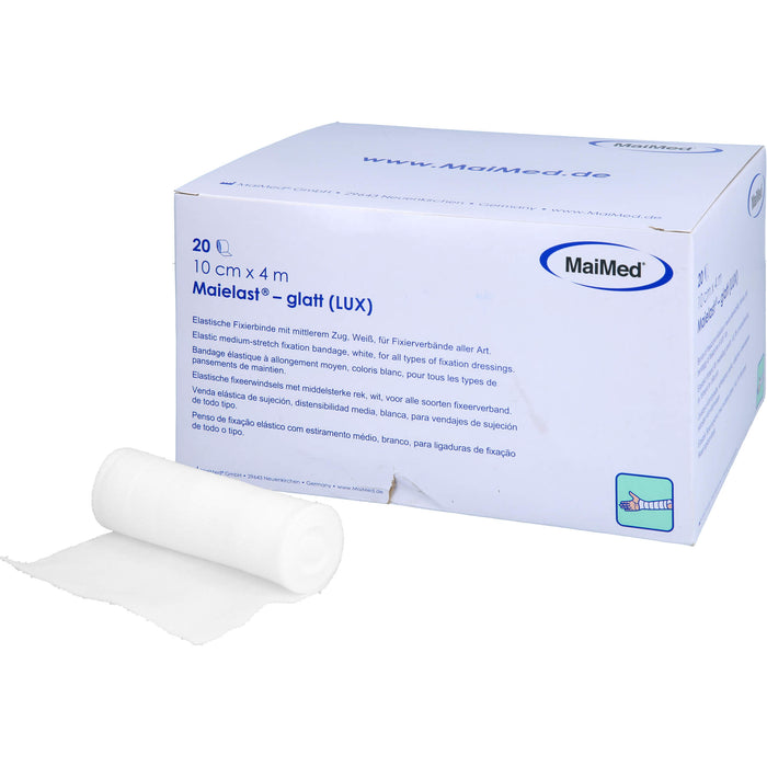 Maielast elastische Fixierbinden glatt 10 cm x 4 m, 20 pc Bandage