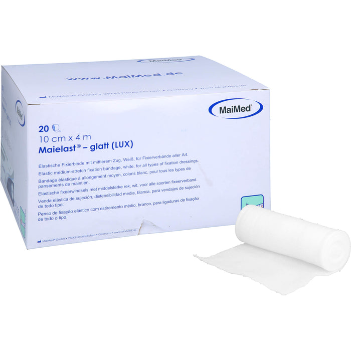 Maielast elastische Fixierbinden glatt 10 cm x 4 m, 20 pc Bandage