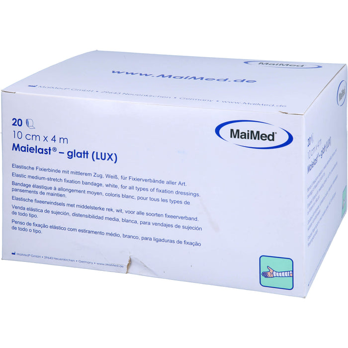 Maielast elastische Fixierbinden glatt 10 cm x 4 m, 20 pc Bandage
