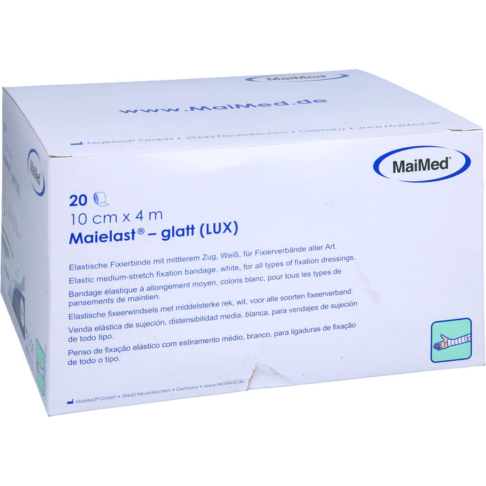 Maielast elastische Fixierbinden glatt 10 cm x 4 m, 20 St. Binde
