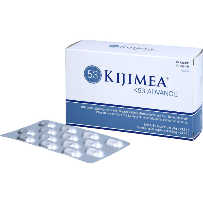 KIJIMEA K53 Advance Kapseln zur Erhaltung normaler Schleimhäute, 84 pc Capsules