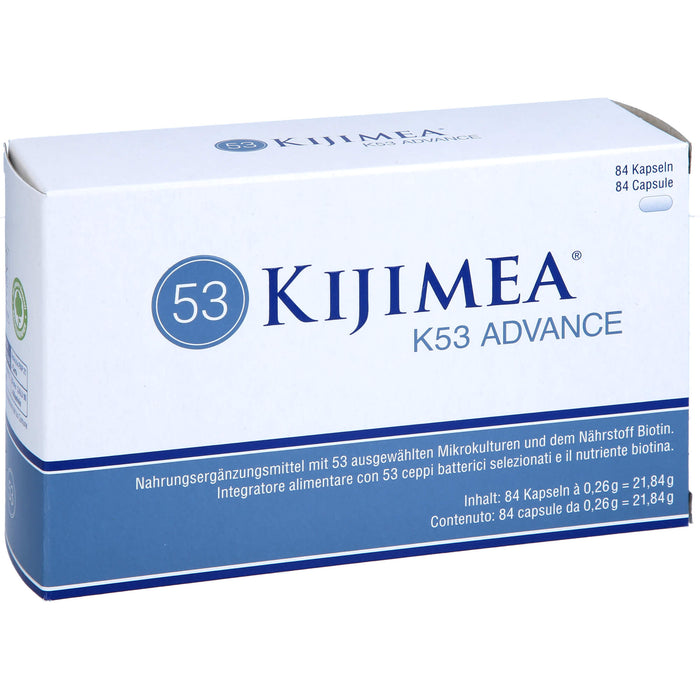 KIJIMEA K53 Advance Kapseln zur Erhaltung normaler Schleimhäute, 84 pc Capsules