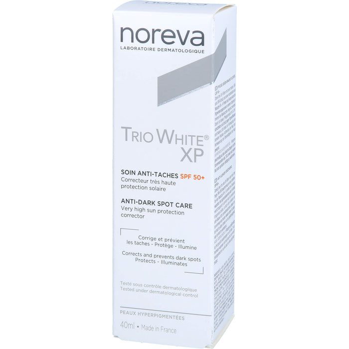 Noreva Trio White XP Tagespflege LSF 50+ Creme zur Reduzierung von Pigmentflecken, 40 ml Creme