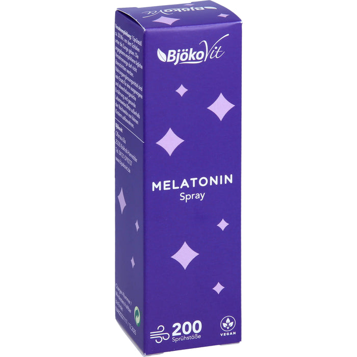 BjökoVit Melatonin 1 mg Spray ohne Alkohol, 30 ml Lösung