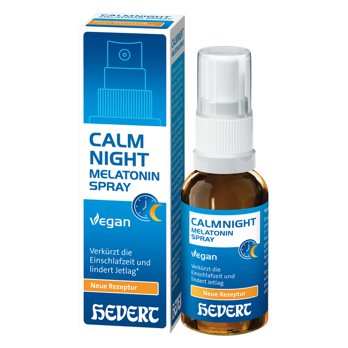 CalmNight Melatonin Spray, 30 ml Spray Hevert-Testen