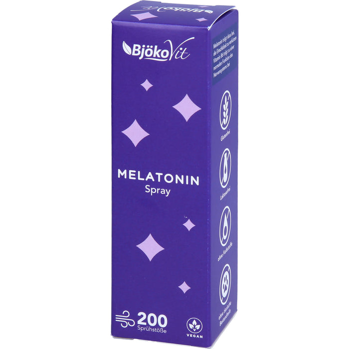 BjökoVit Melatonin Spray ohne Alkohol, 30 ml Solution