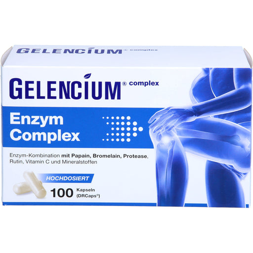 GELENCIUM Enzym Complex Kapseln hochdosiert mit Bromelain, 100 St. Kapseln