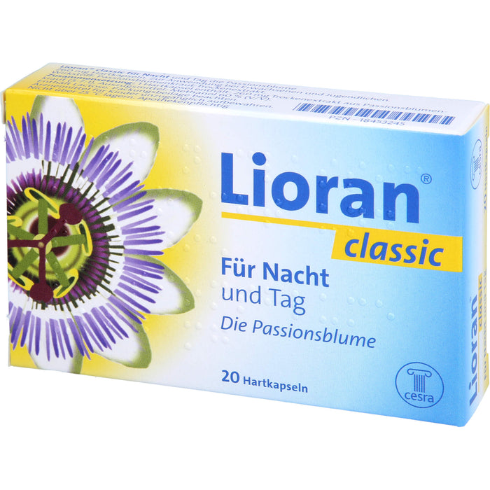 Lioran classic für Nacht und Tag die Passionsblume, 260 mg Hartkapseln, 20 St HKP