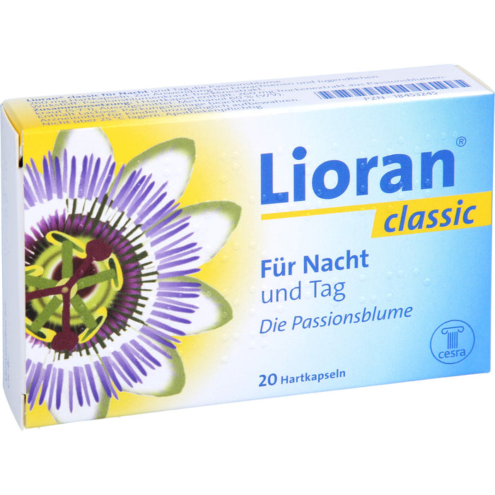 Lioran classic für Nacht und Tag die Passionsblume, 260 mg Hartkapseln, 20 St HKP