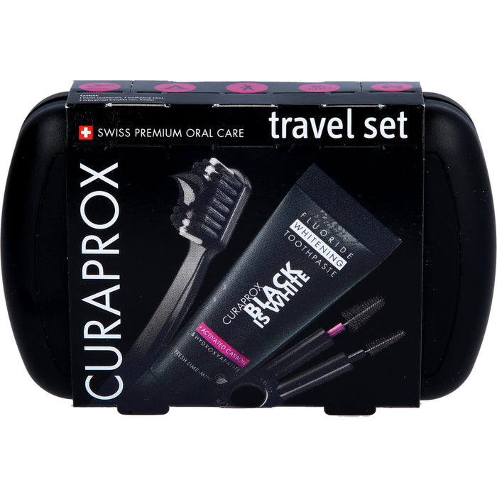 Curaprox Black is white Travel-Set, 1 P ZBU