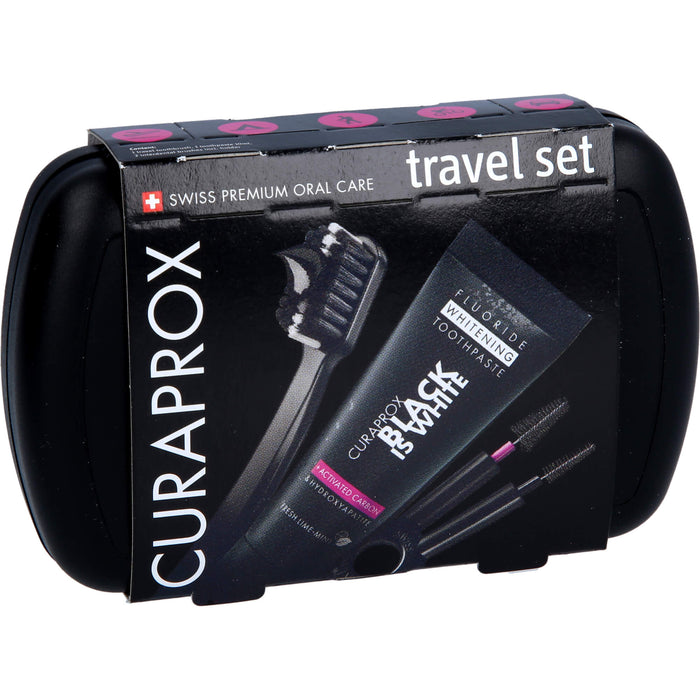Curaprox Black is white Travel-Set, 1 P ZBU