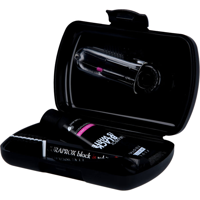 Curaprox Black is white Travel-Set, 1 P ZBU