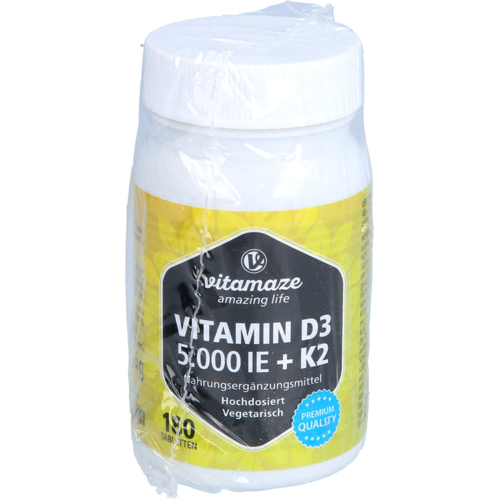 Vitamin D3 K2 Hochd, 180 St TAB