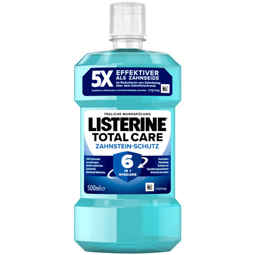 LISTERINE Total Care Zahnstein-Schutz Mundspüllösung, 500 ml Lösung