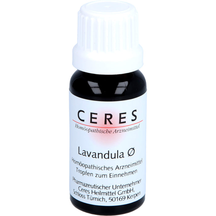 CERES Lavandula ø Urtinktur, 20 ml Solution