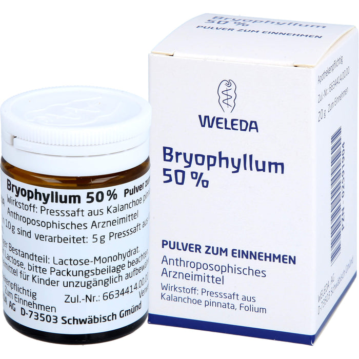 WELEDA Bryophyllum 50 % Pulver, 20 g Poudre