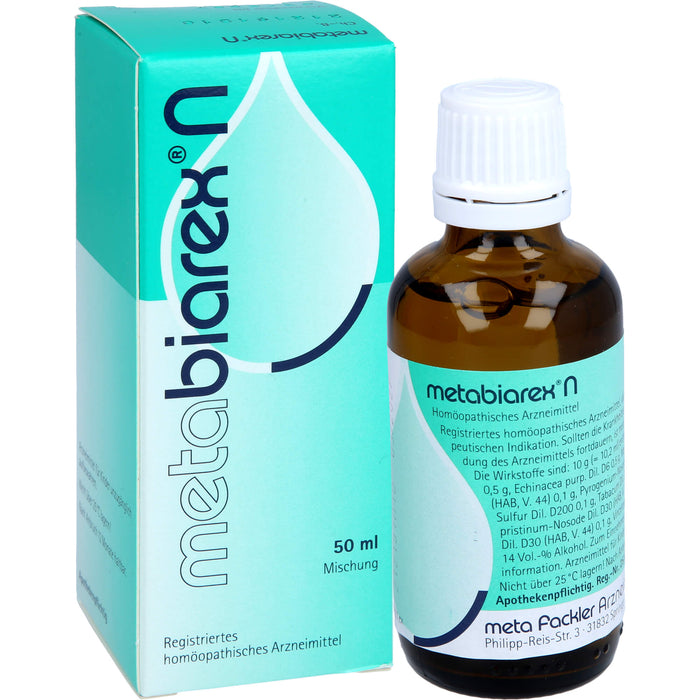 Metabiarex N Mischung bei Erkrankungen der Verdauungsorgane, 50 ml Solution