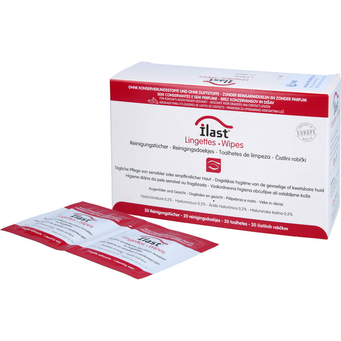 ilast® Wipes, 20 pcs. Cloths
