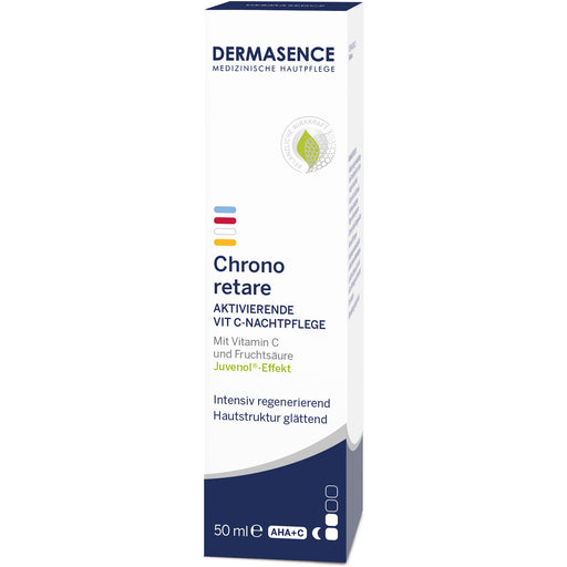DERMASENCE Chrono Retare aktivierende VIT C-Nachtpflege, 50 ml Creme
