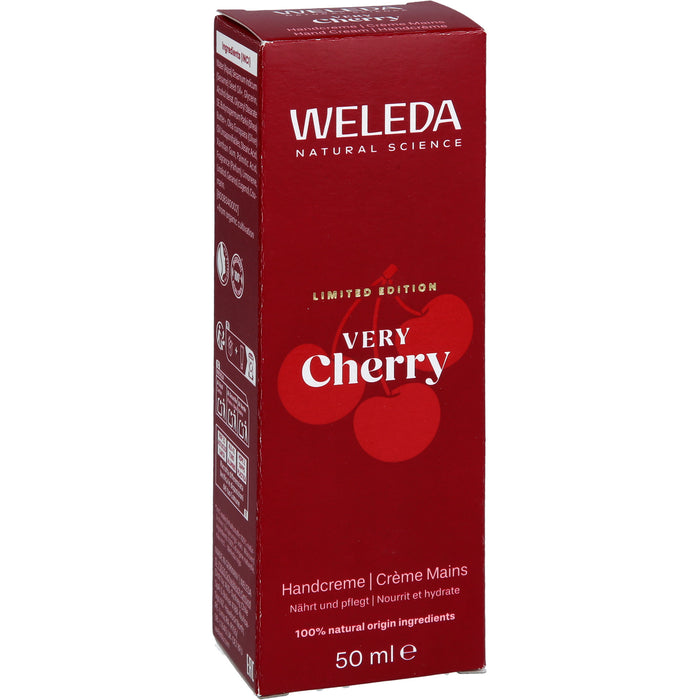 WELEDA Very Cherry Handcreme nährt und verwöhnt mit Kirschduft, 50 ml Cream