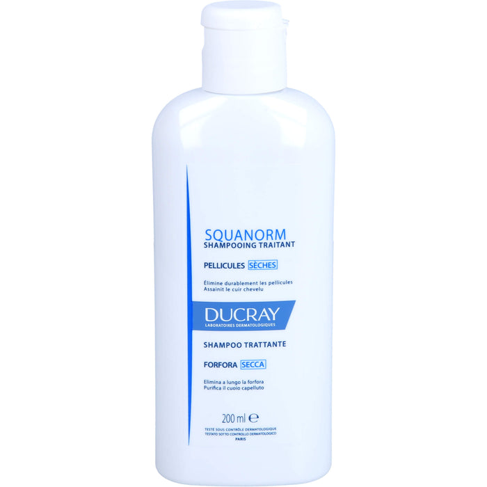 DUCRAY SQUANORM TROCKENE SCHUPPEN KUR-SHAMPOO, 200 ml Solution