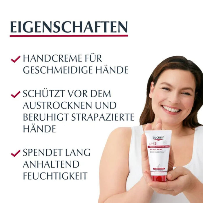 Eucerin pH5 Handcreme, 75 ml Creme