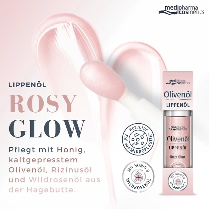 Olivenöl Lippenöl Rosy Glow, 4 ml, 4 ml Oil