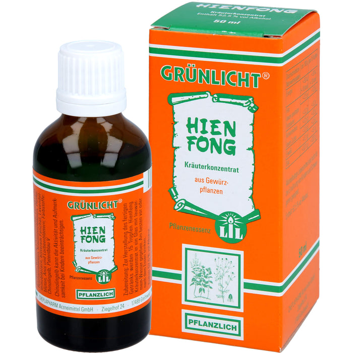 Grünlicht Hienfong Kräuterkonzentrat, 50 ml Solution