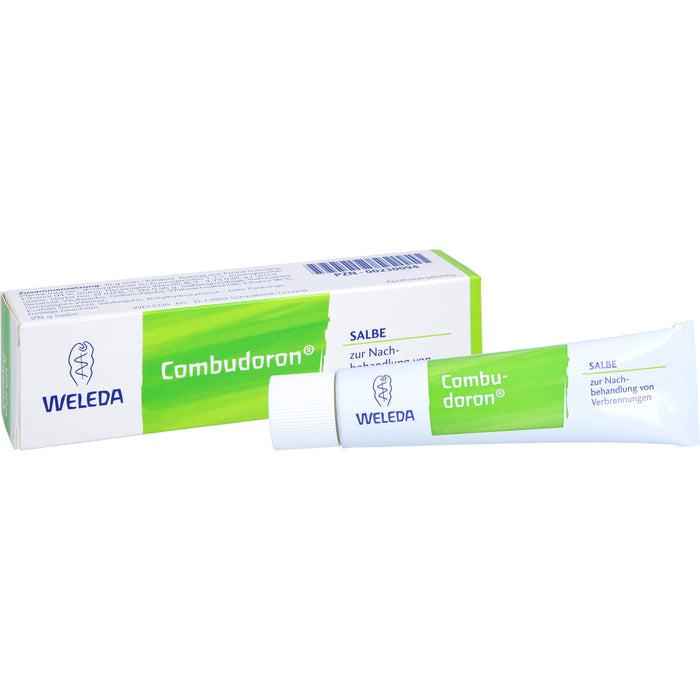 WELEDA Combudoron Salbe zur Nachbehandlung von Verbrennungen und Sonnenbrand, 25 g Salbe