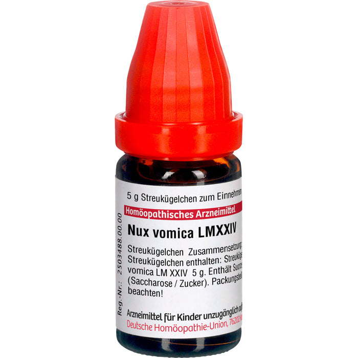 Nux vomica LM XXIV DHU Globuli, 5 g Globules