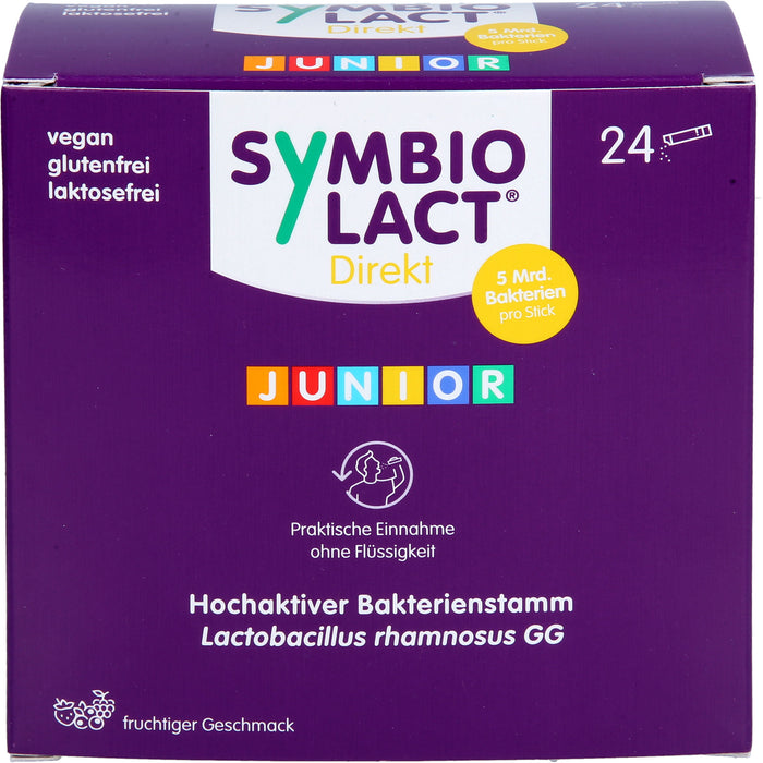 SymbioLact Direkt Junior Sticks mit fruchtigem Geschmack, 24 St. Sticks