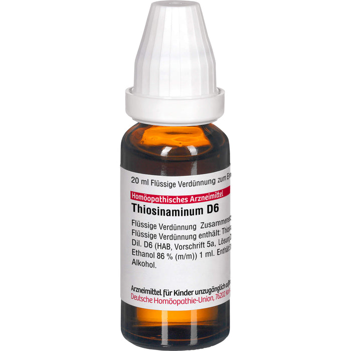DHU Thiosinaminum D6 flüssige Verdünnung, 20 ml Solution