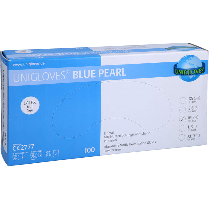 Einmal Handschuhe Nitril blau M, 100 pcs. Gloves