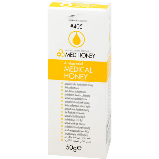 MEDIHONEY antibakterieller medizinischer Honig, 50 g Creme