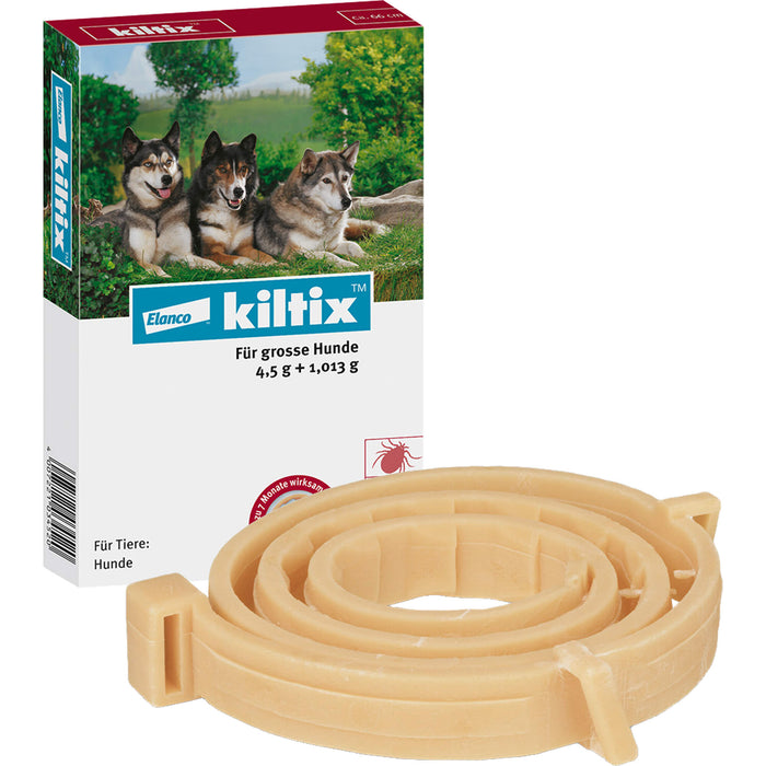 Kiltix Zecken- und Flohhalsband für große Hunde, 1 pcs. Collar