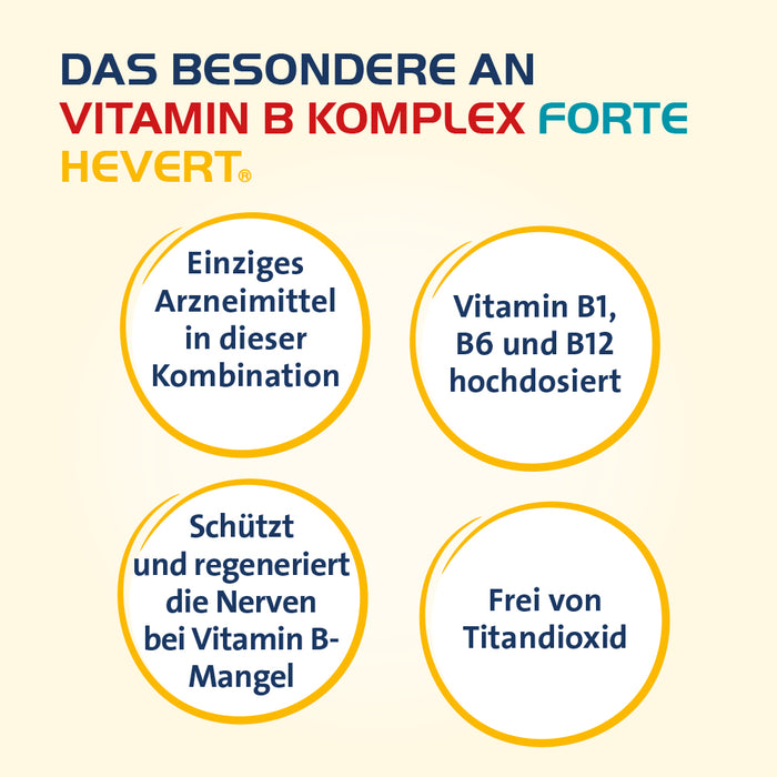 Vitamin B Komplex forte Hevert, 100 pcs. Tablets