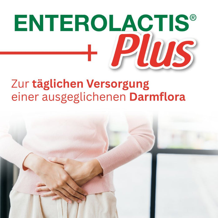 Enterolactis Plus - natürliche Versorgung der Darmflora und des Darmmikrobioms mit L. Casei DG - 24 Mrd. lebende Zellen pro Kapsel - laktosefrei & glutenfrei, 30 pc Capsules
