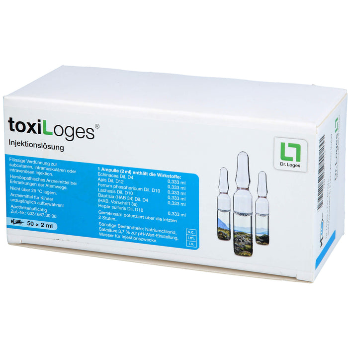 Toxi-Loges Injektionslösung, 50 pc Ampoules