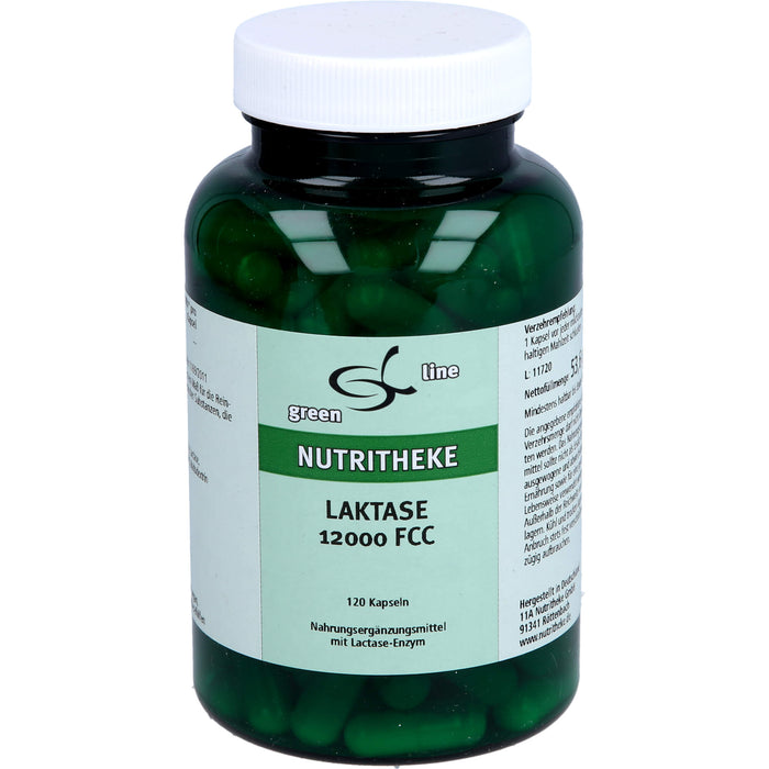 Green Line Nutritheke Laktase 12000 FCC Kapseln, 120 St. Kapseln