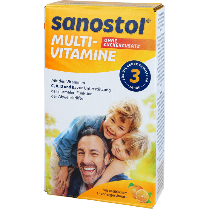 sanostol Multi-Vitamine ohne Zuckerzusatz Saft, 230 ml Solution